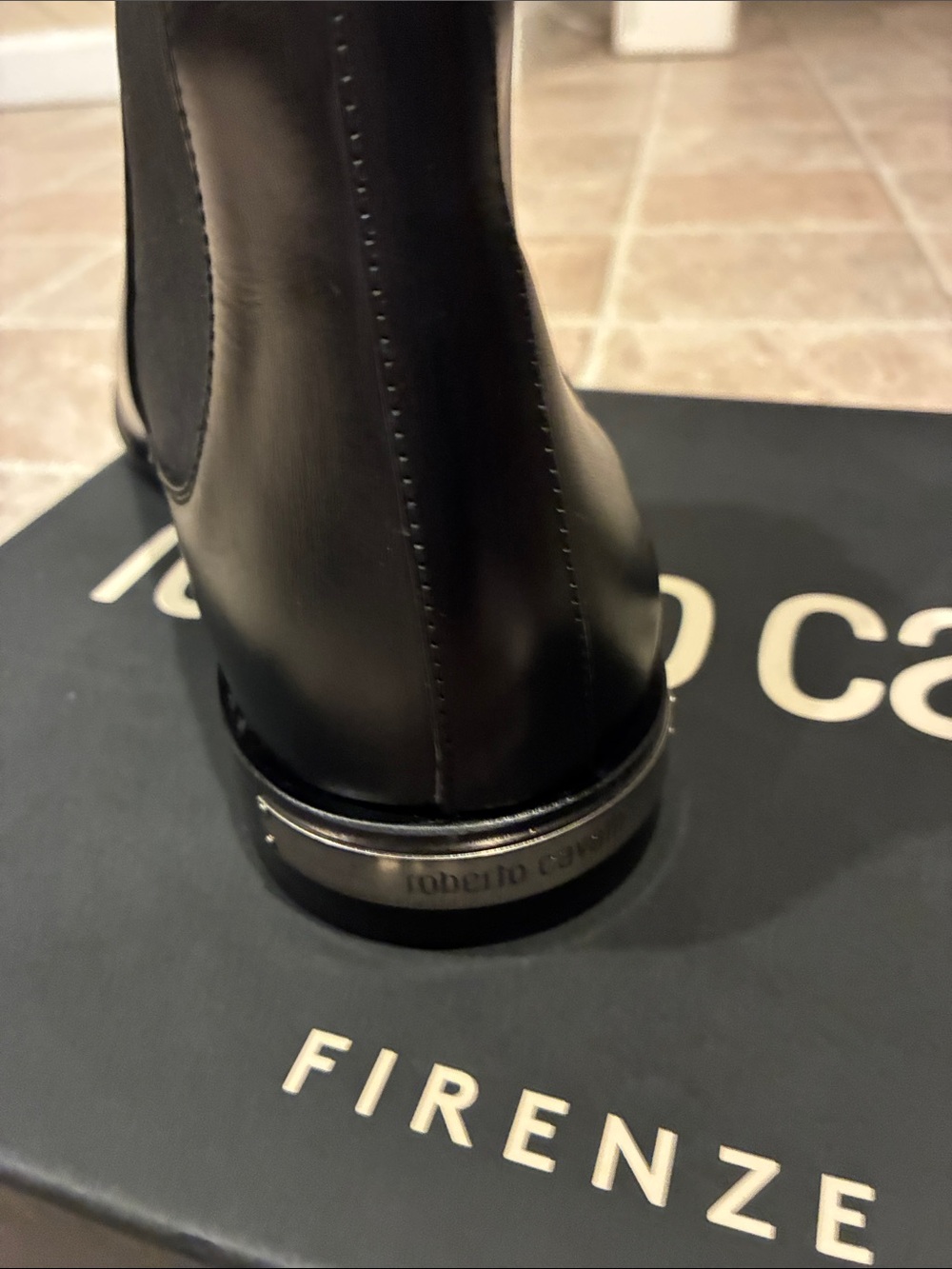 Roberto Cavalli Italian Leather Boots - Picture 3 of 7